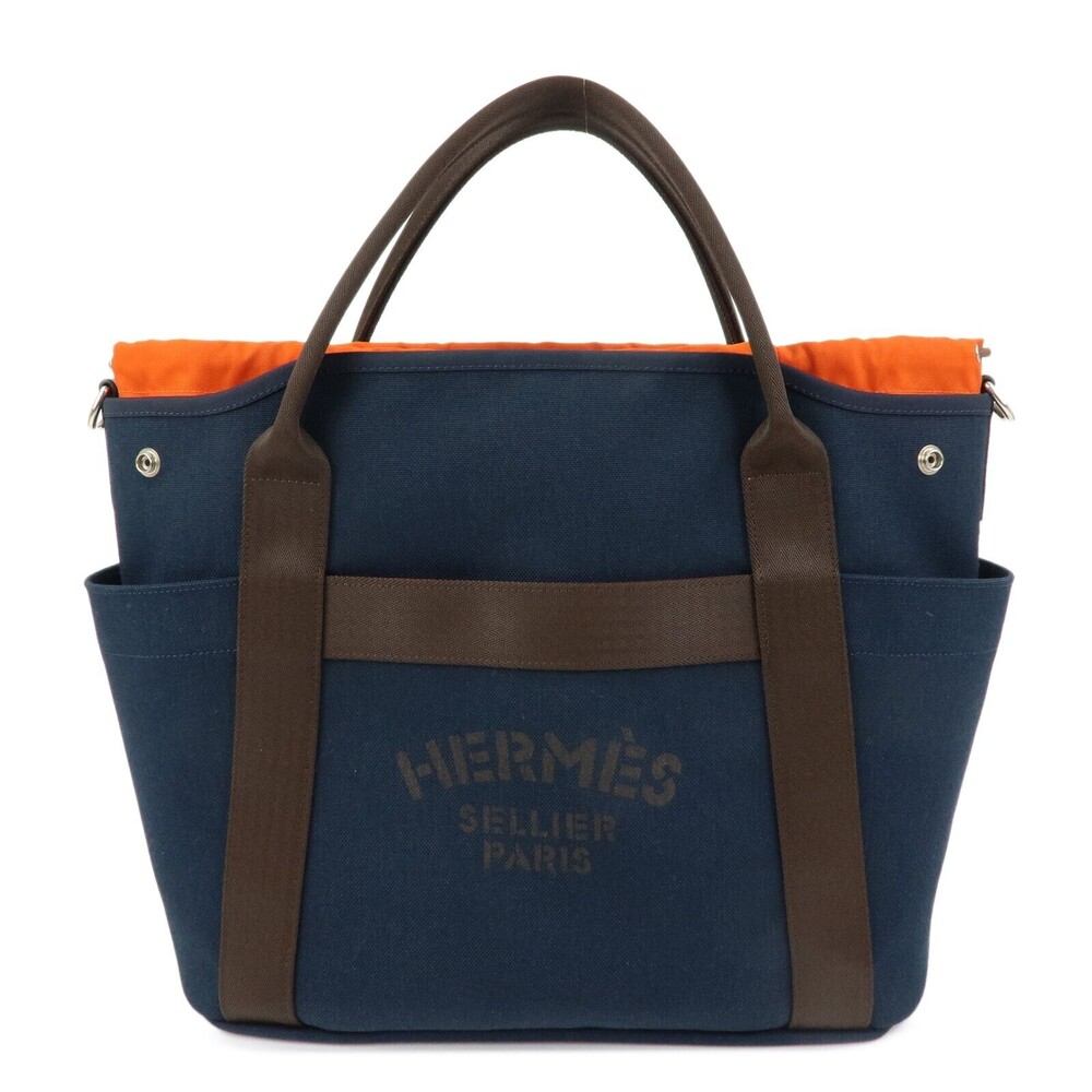 Hermes Sac De Pansage Groom Canvas